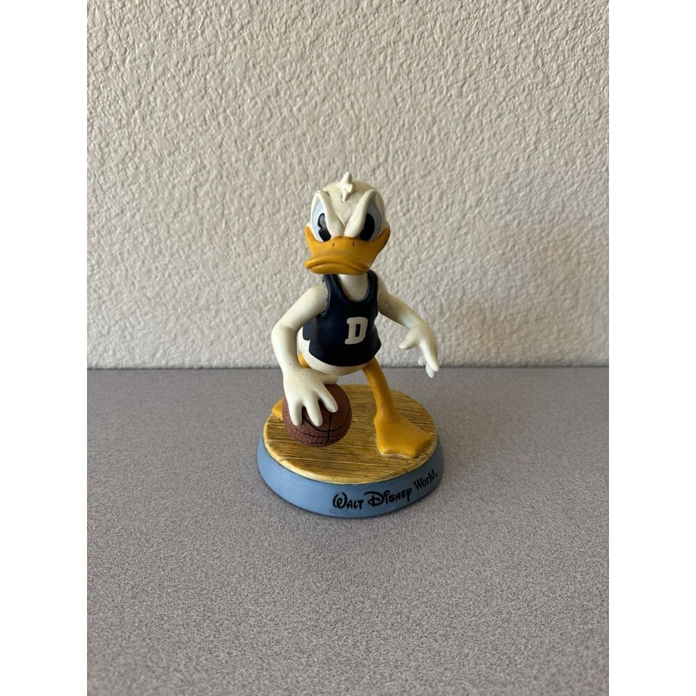 Disney Parks Donald Duck Basketball Bobblehead Walt Disney World 7” Vintage